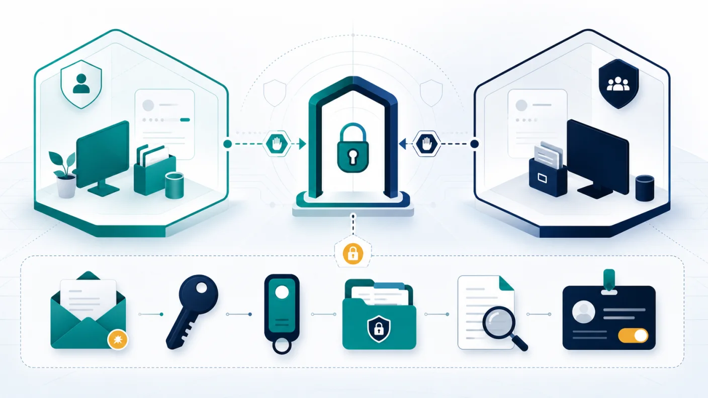 Separated creator account zones with controlled login, recovery, metadata and manager access