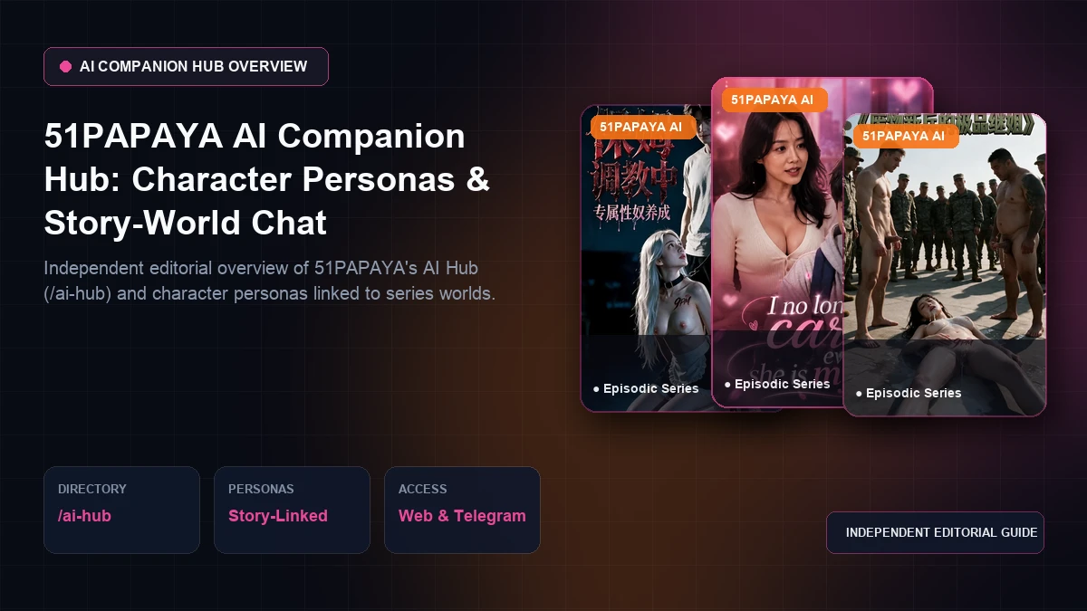 51PAPAYA AI Companion Hub Review: Character Personas & Story-World Overview
