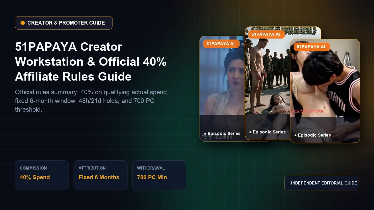 51PAPAYA Creator Workstation & Promoter Guide: Official 40% Affiliate Rules & Attribution Terms