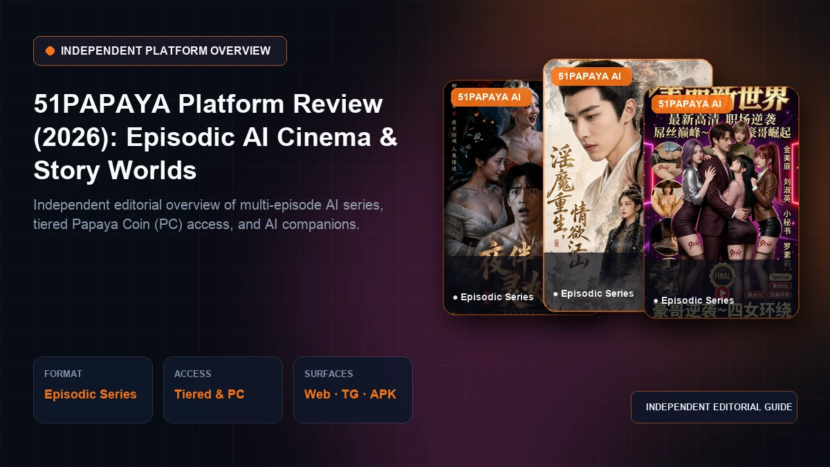51PAPAYA Platform Review (2026): Episodic AI Adult Cinema & Platform Surfaces Overview