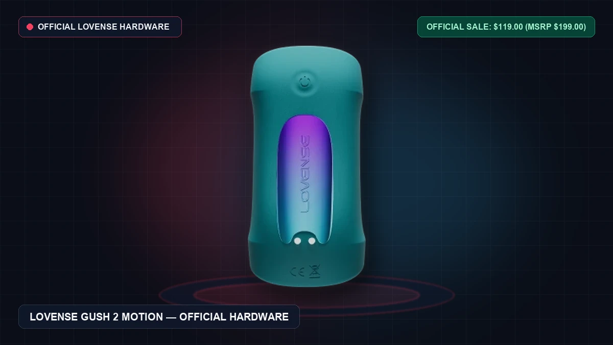 Lovense Gush 2 Review (2026): Hands-Free Glans Massager, 36.5dB Noise & BLE 5.3 Lab Audit