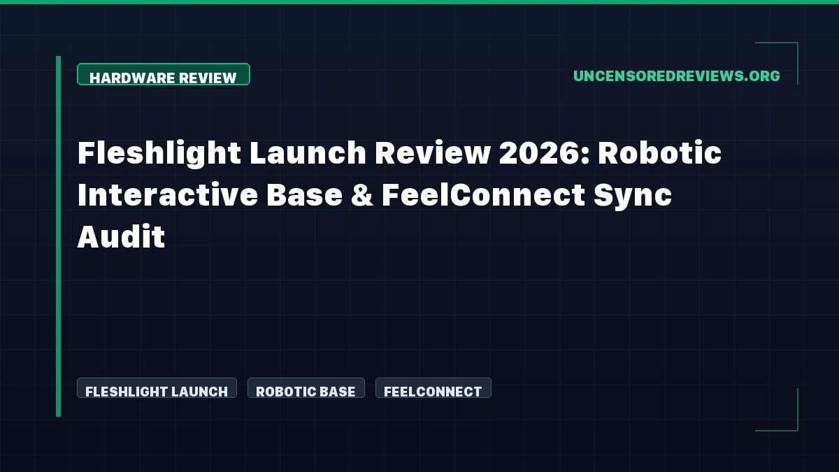 Fleshlight Launch Review 2026: Robotic Interactive Base & FeelConnect Sync Audit