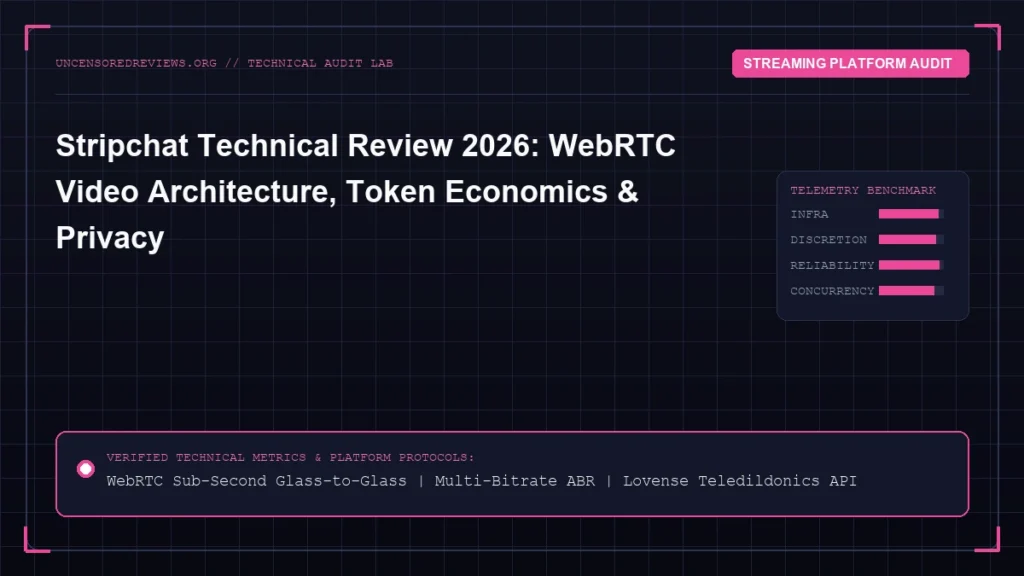 Stripchat Technical Review 2026: WebRTC Streaming Architecture, Token Economics & Privacy